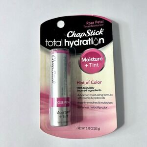 Chapstick Total Hydration Hint of Color Moisture Tint Rose Petal